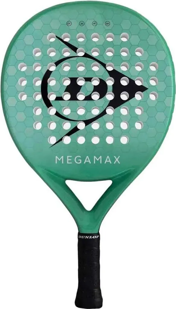 Dunlop Megamax Green Raquette Padel Homme 365 gr Vert Puissance Max