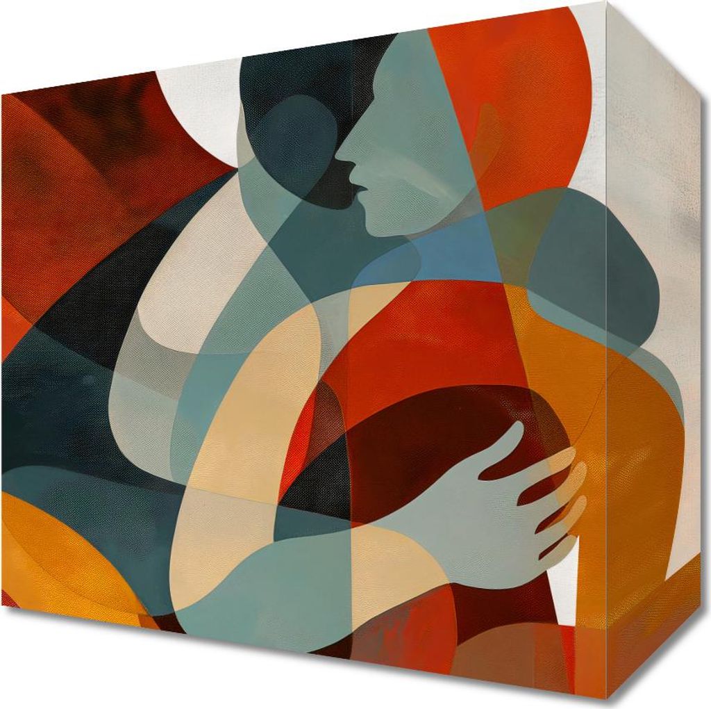 Bild 20x20cm Umarmungen