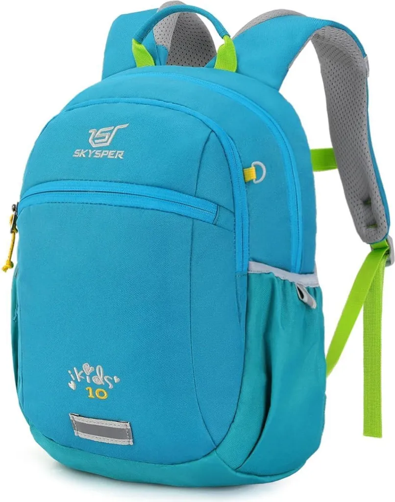 Zaino Blu Bambini 10L | Impermeabile e Cool per l'Escursionismo