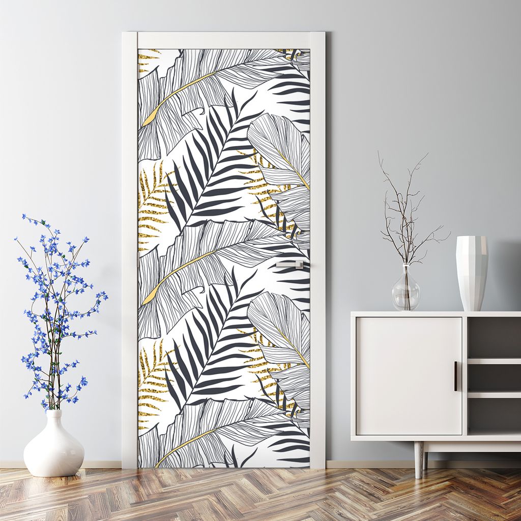 Dekorative Türposter Klebefolie selbstklebend Wandaufkleber Verrückter roter Affe 70 x 200 cm