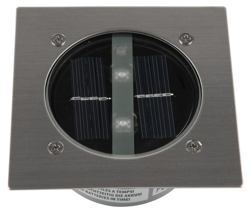 Faretto solare da terra 2 LED quadrato Immagine del prodotto 