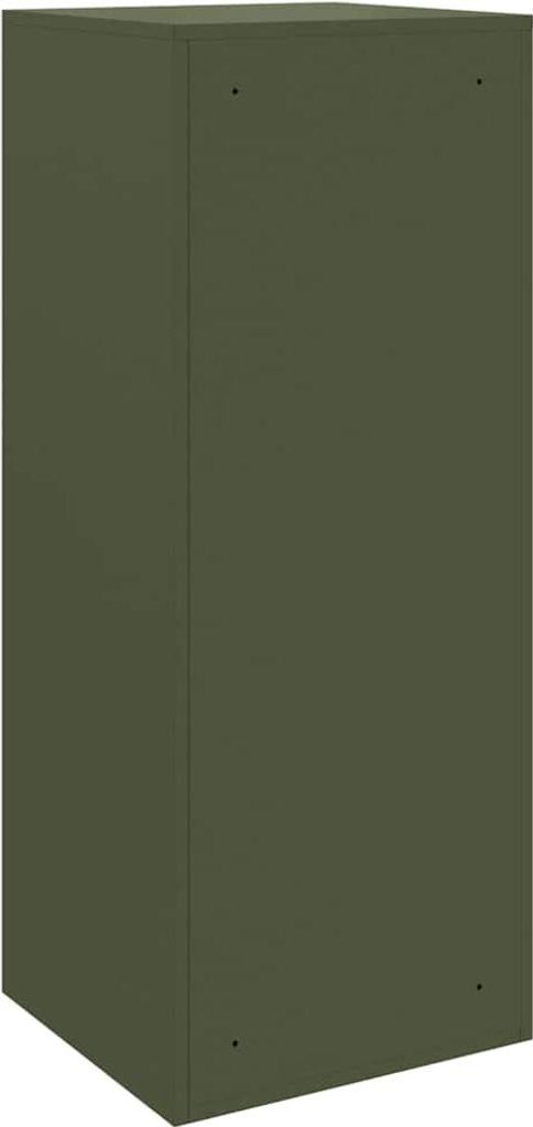 vidaXL Paketdrop-Box mit Speicher Olivgrün 41 x 38 x 103 cm Stahl