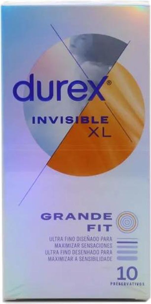 Durex Invisible XL Ultra Thin Condoms 10 kusů Obrázek produktu 