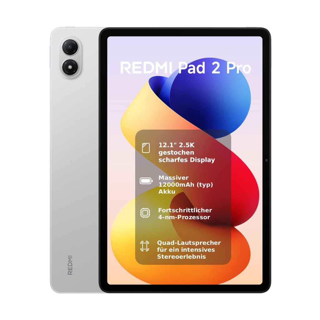Xiaomi Redmi Pad 2 Pro 256GB Argent Image du produit 
