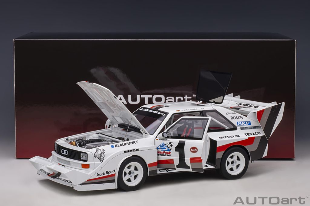 AUTOart 88700 - 1/18 Audi Sport Quattro S1 Pikes Peak 1987 Produktbild 