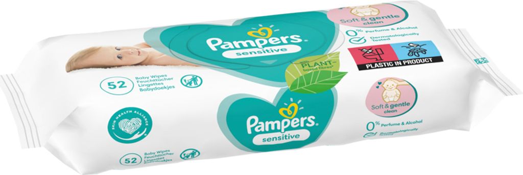 Pampers Feuchttücher Sensitive 5er Nachfüllpack Produktbild