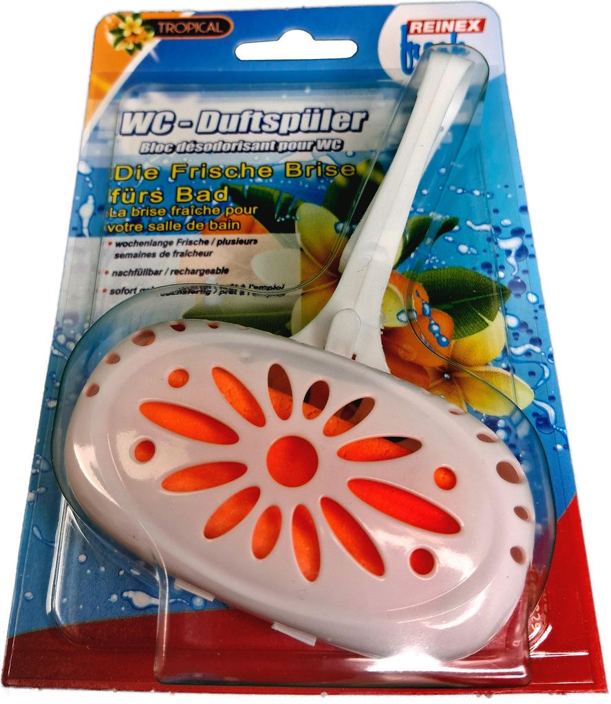 WC- FRISCH-AKTIV -DUFTSPÜLER, mit Einhänger, Tropical, 1 Produktbild 