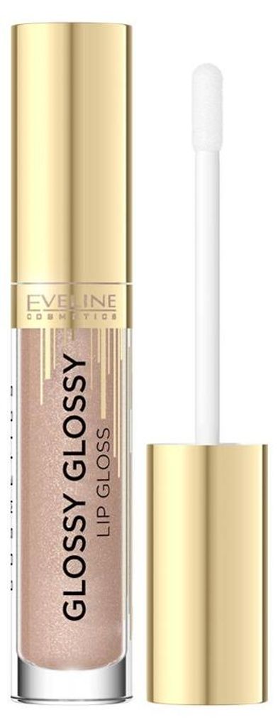Eveline Cosmetics Glossy Glossy – langanhaltender, glänzender Lipgloss, Farbton 04 – 24er Karton