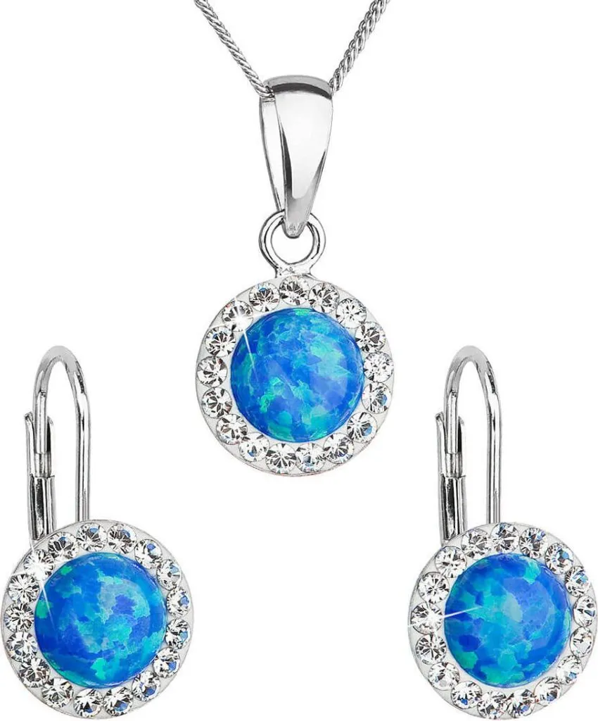 Set Regalo Preciosa 39160.1: Orecchini e Collana Argento 925 Scintillante