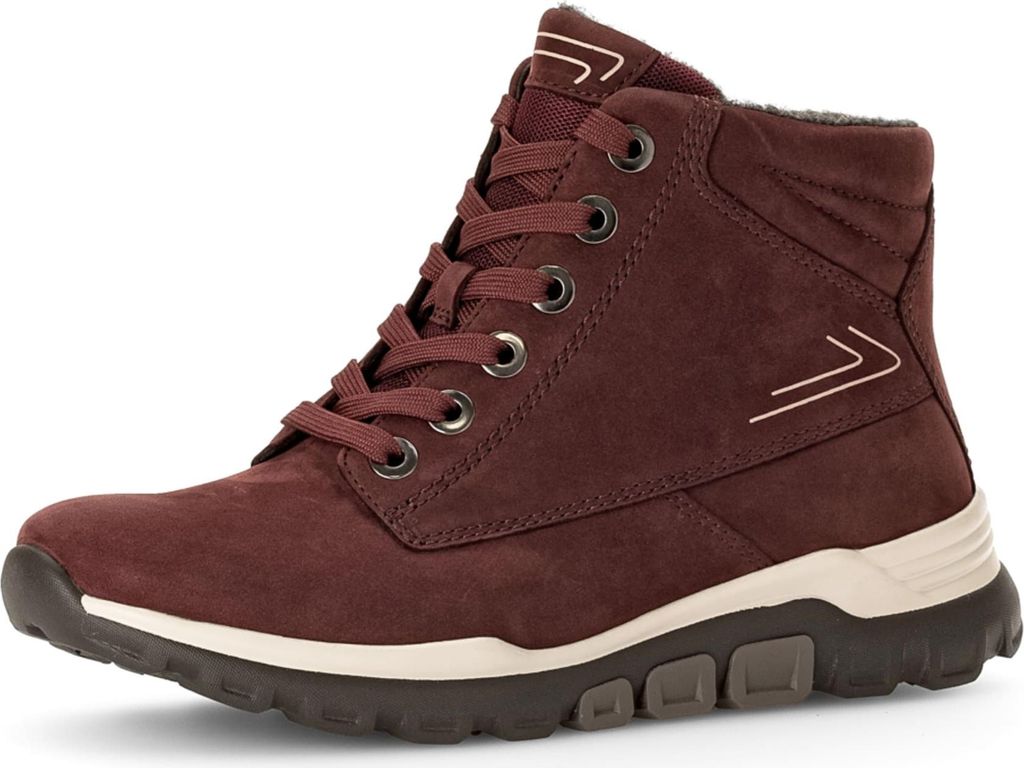 Gabor Shoes Stiefeletten - Rot Leder : 37 : Normal Größe: 37 Weite: Normal