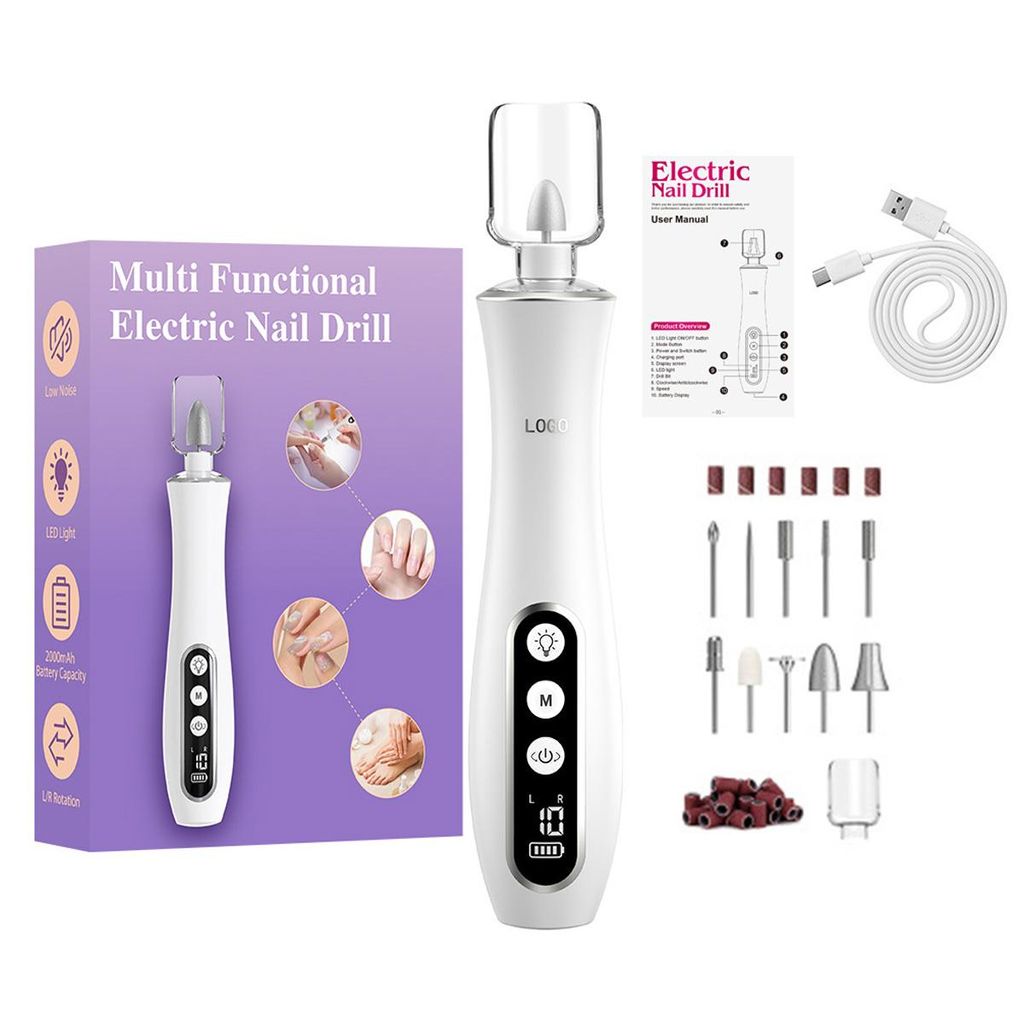 Tragbarer elektrischer Nagelfräser, Maniküre & Pediküre Produktbild 