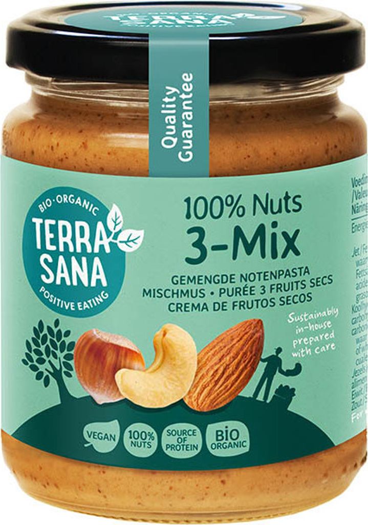 MISCELA DI FRUTTA SECCA (3 TIPI) BIOLOGICA 250 g - Immagine del prodotto 