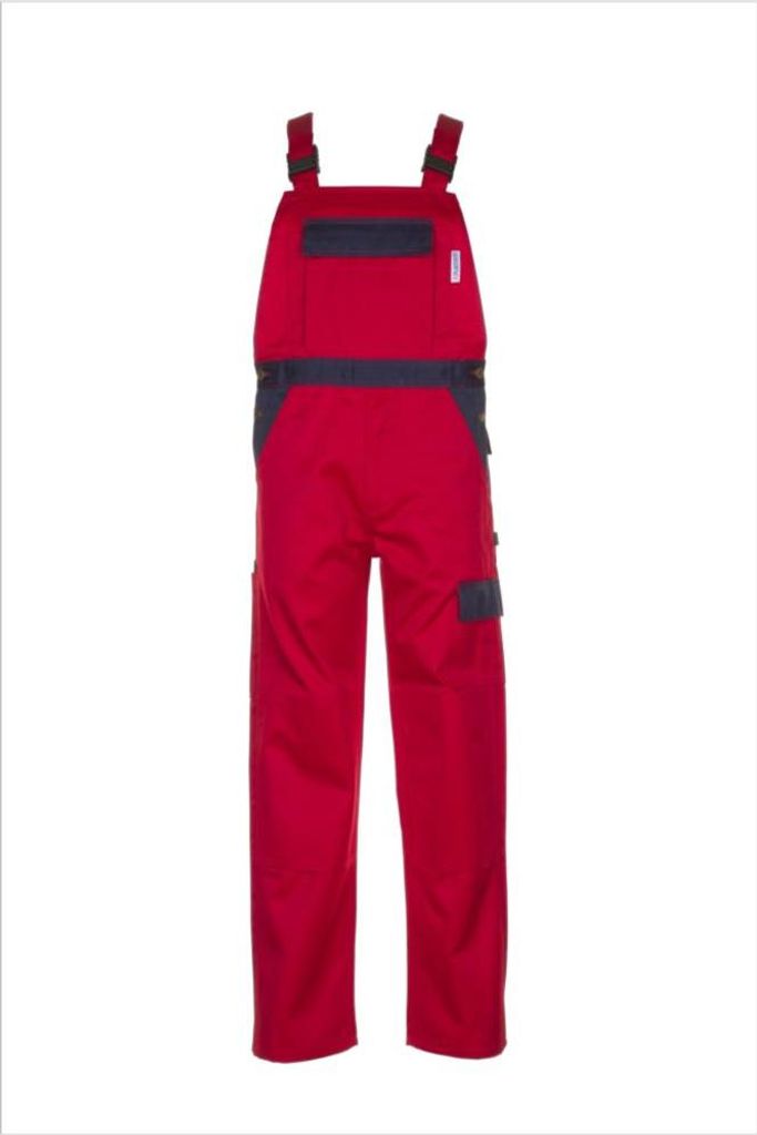 Planam Tristep Latzhose rot/marine Gr. 56, 1223056