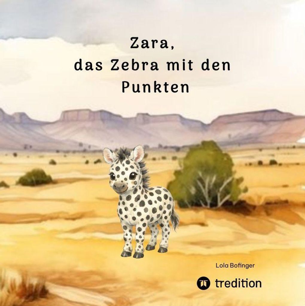 Zara, das Zebra mit den Punkten