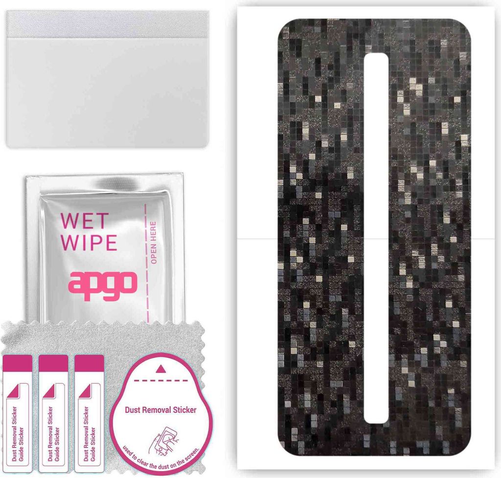 apgo Rückseite Schutzfolie, Skin, kompatibel mit ZTE nubia Red Magic 6 Pro, Hinten Displayschutzfolie aus Vinylfolie, kratzfest, einfache Montage ...