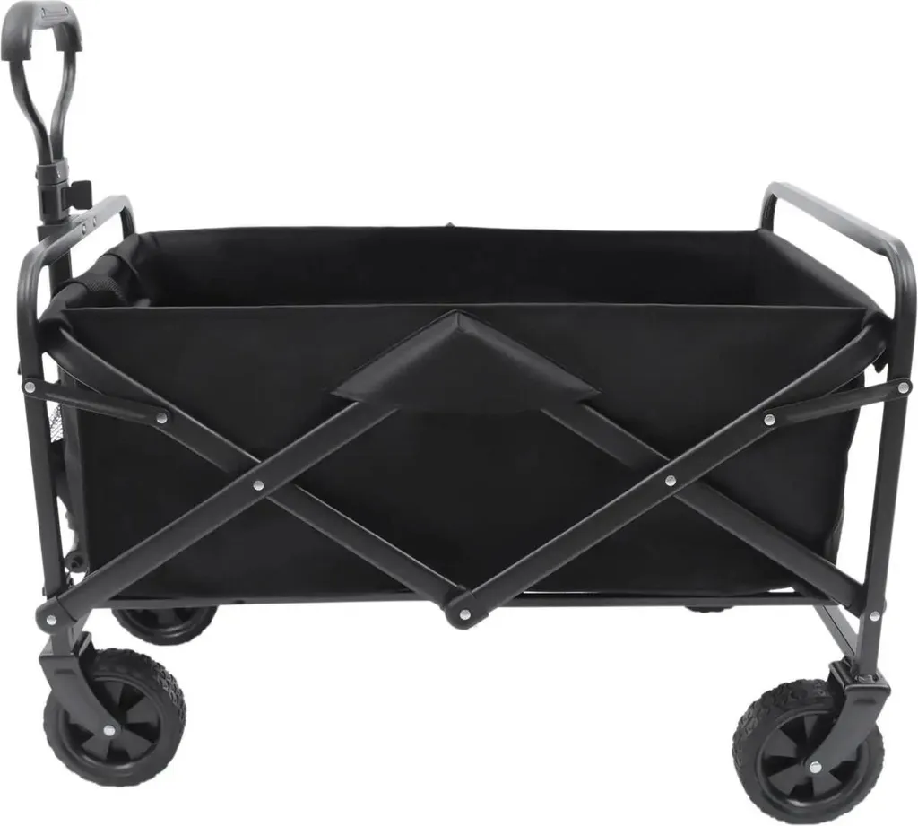 Carrello Spiaggia Pieghevole 80kg - Ruote Grandi All-Terrain e Oxford