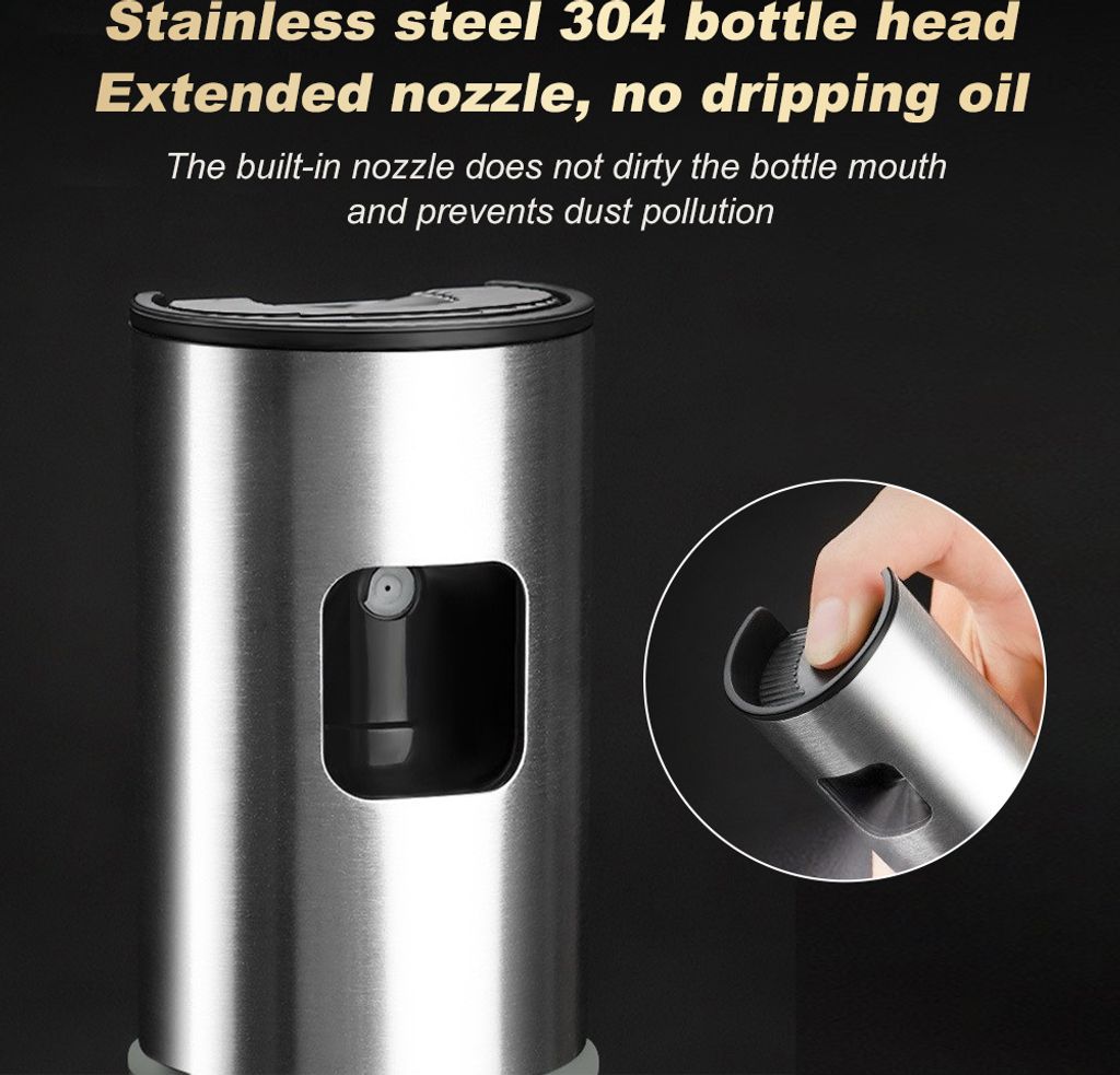 ZENG 2 Stück Öl Sprayer Zerstäuber, 3 in 1Ölsprüher mit Produktbild 5