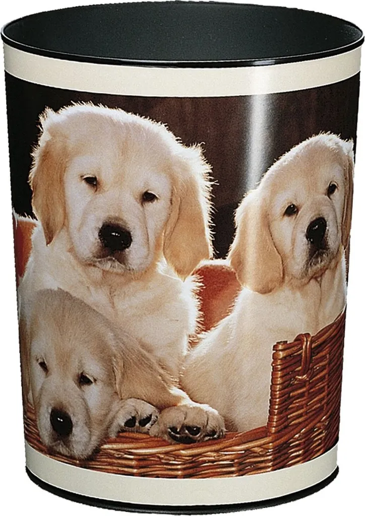 Corbeille à papier décorative 13 litres Läufer 26551 motif animaux