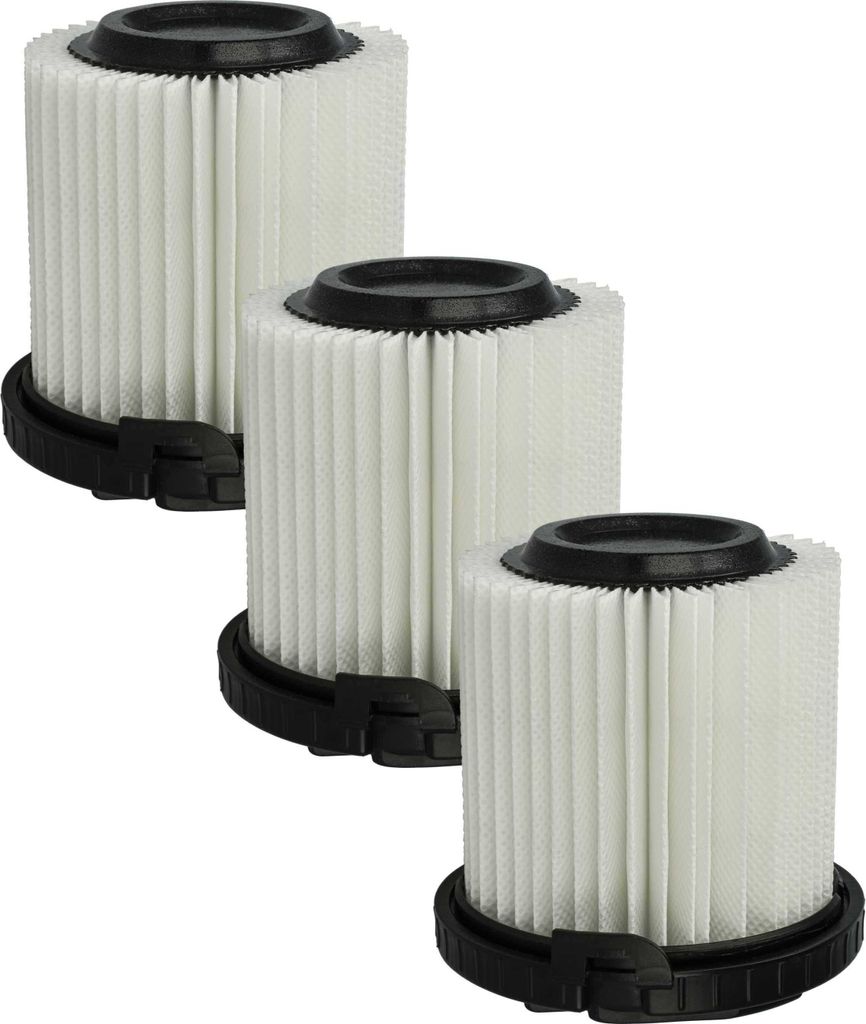 vhbw 3x Feinfilter Ersatz für Kärcher 2.863-239.0 für Staubsauger - Luftfilter Weiß
