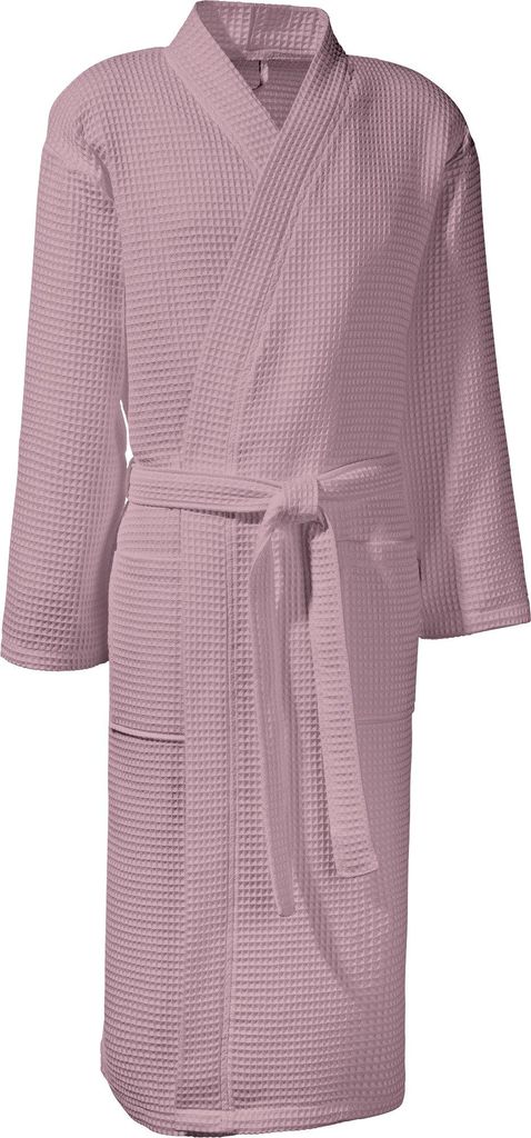 Erwin Müller Uni-Bademantel lang Hohenfels" mauve L"