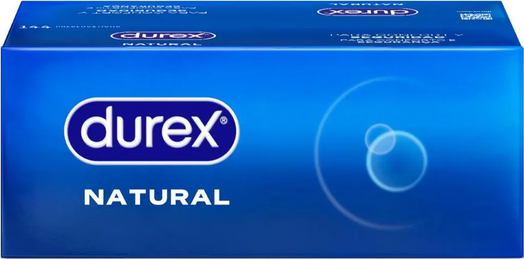 Durex Anatomic Original Condoms - Paquet de 144 préservatifs forme anatomique