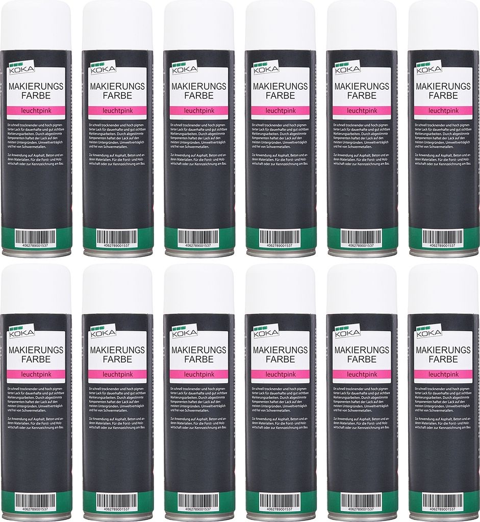 Markierungsfarbe Leuchtpink 12 Stück Produktbild 