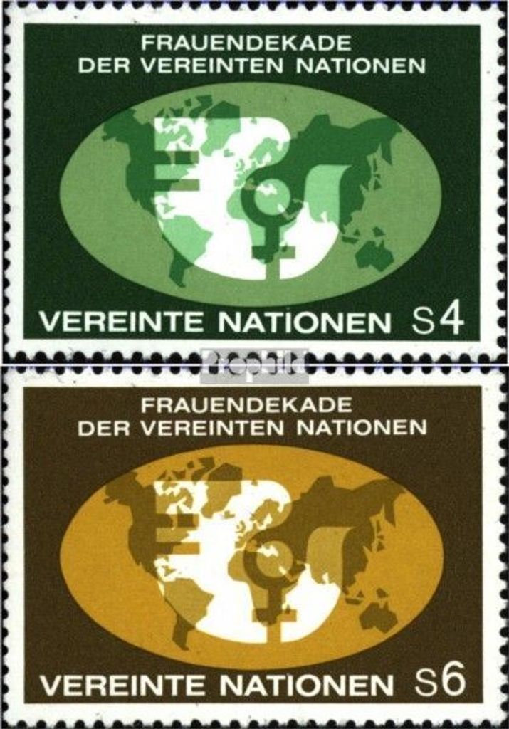 Briefmarken UNO - Wien 1980 Mi 9-10 (kompl.Ausg.) postfrisch Frauendekade