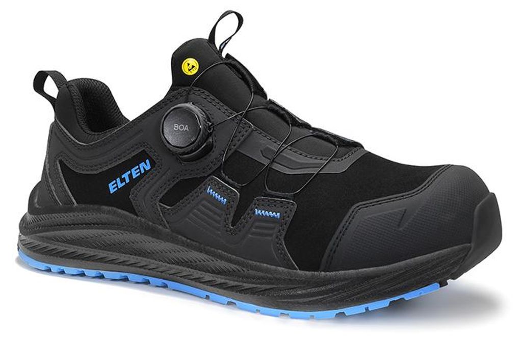 Sicherheitshalbschuh IVAR XXNF BOA black-blue Low ESD S3S, Gr. 45