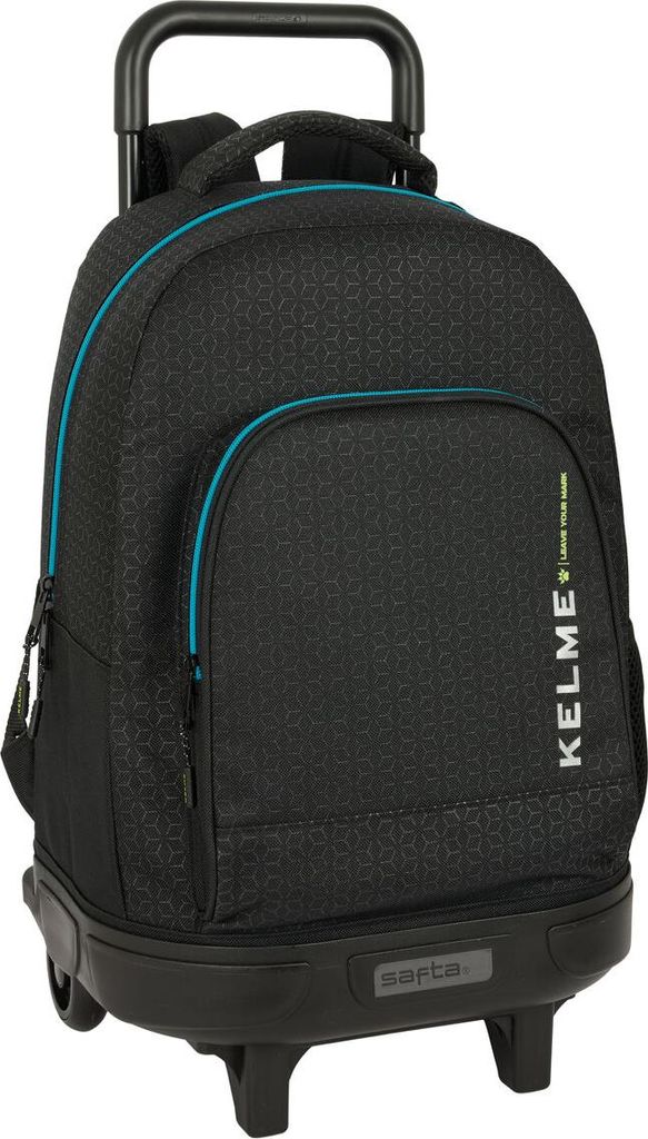 Schulrucksack mit Rädern Kelme Iron Schwarz 33 x 45 x 22 cm
