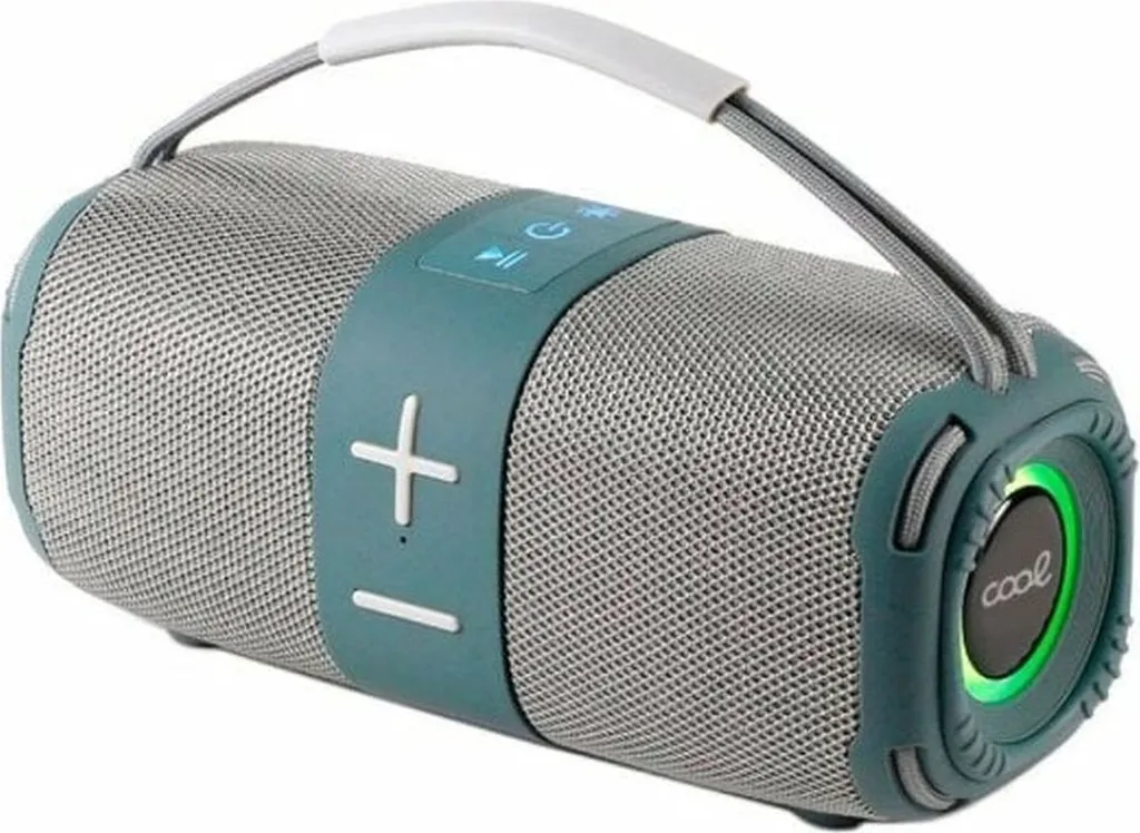 Haut-parleur Bluetooth 16W pour Voyage et Maison - Gris Design Élégant