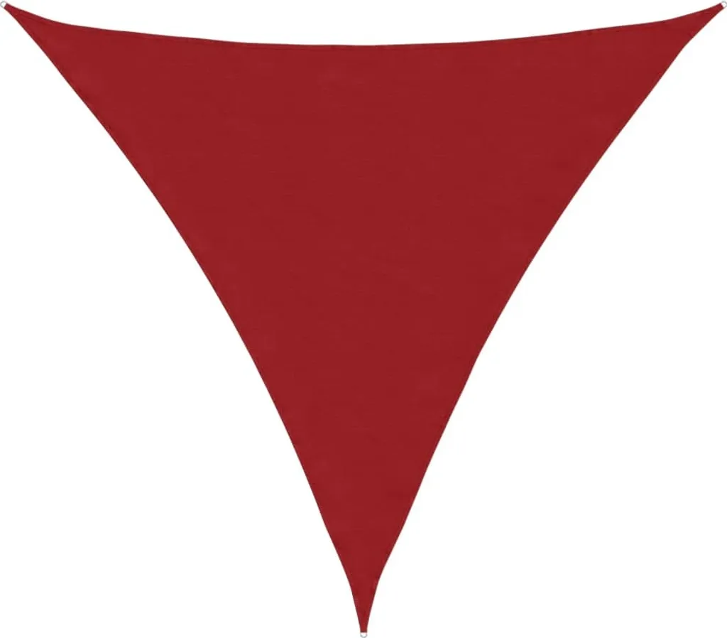 Vela Parasole Rossa 4x4x4 m Tessuto Oxford Design Esterno