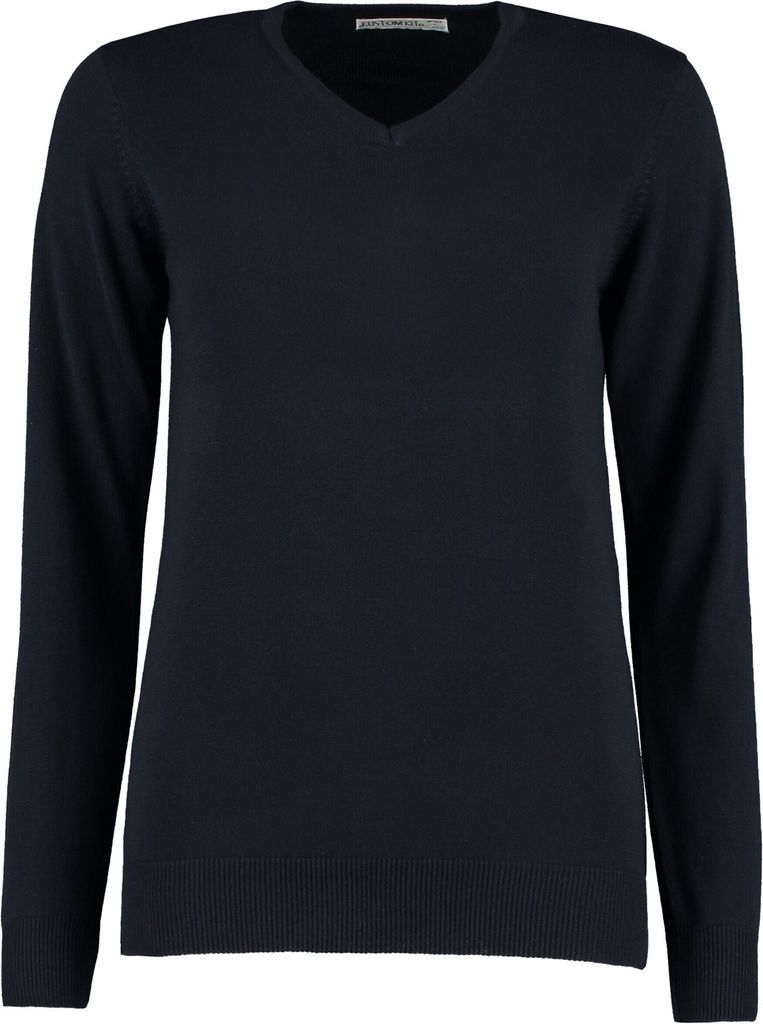 Kustom Kit - "Arundel" Sweatshirt V-Ausschnitt für Damen PC5774 (34 DE) (Marineblau)