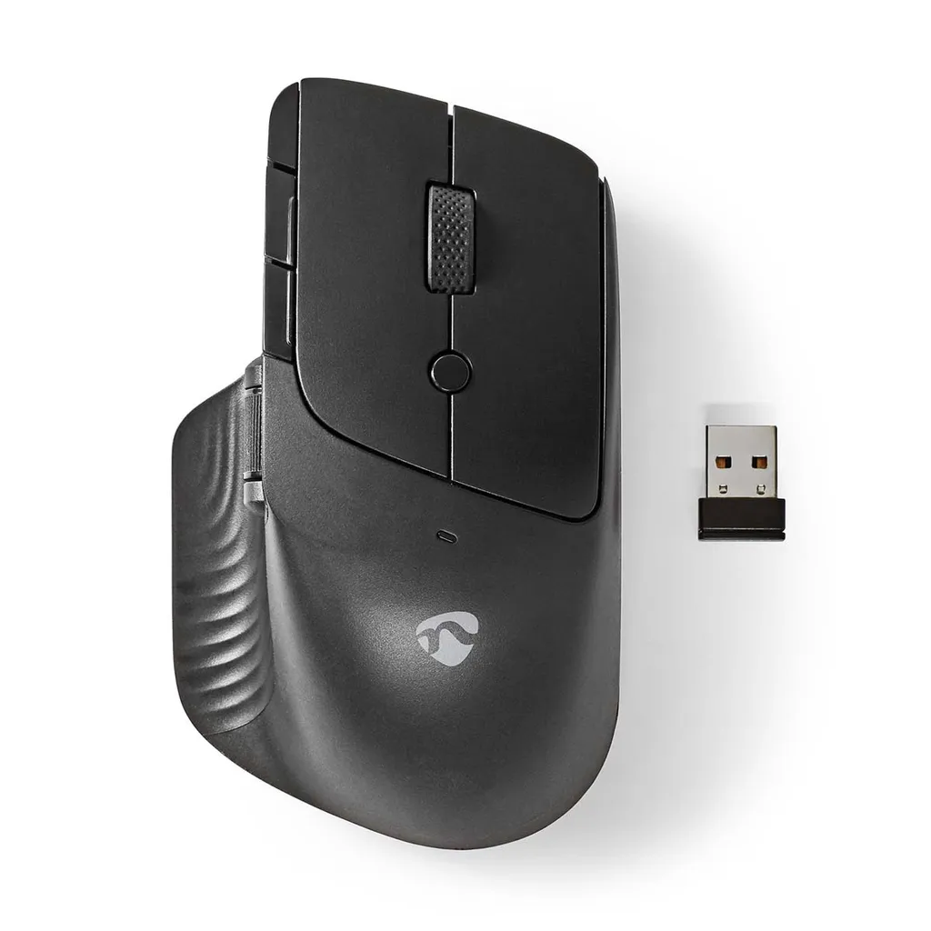 Souris de Bureau Sans Fil Nedis - Confort Ergonomique et DPI Modulable