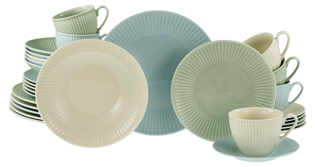 CreaTable, 24034, Valencia Pastell, Kombiservice 30-tlg, Produktbild 