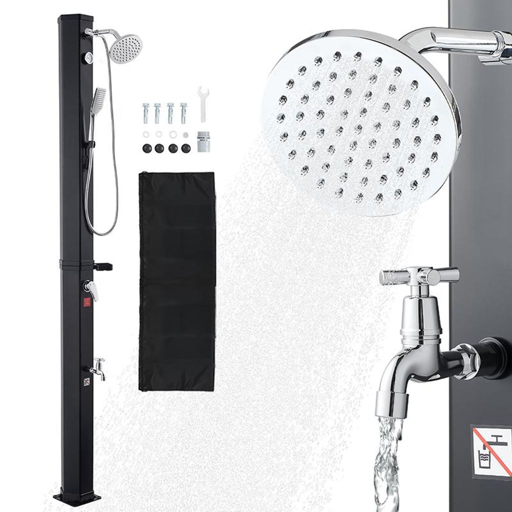 VEVOR Solardusche 40 L, Gartendusche 2290 mm, Außendusche, Produktbild 