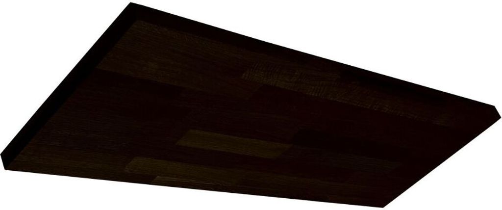 dekoratives Deckensegel Holz Massivholz Asteiche Kohle 400 mm x 1000 mm