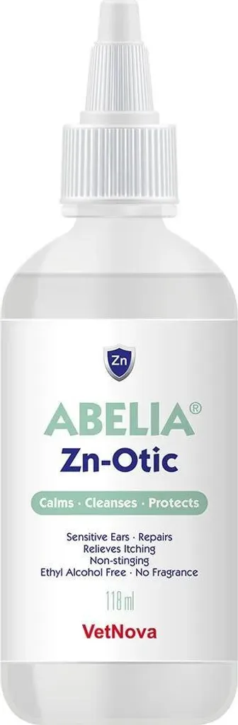 Nettoyant Auriculaire Abelia Zn Otic 118ml Soin des Oreilles Vetnova