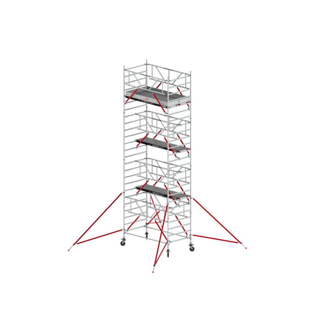 Altrex Fahrgerüst RS Tower 52-S Aluminium mit Safe-Quick und Holz-Plattform 8,20m AH 1,35x1,85m