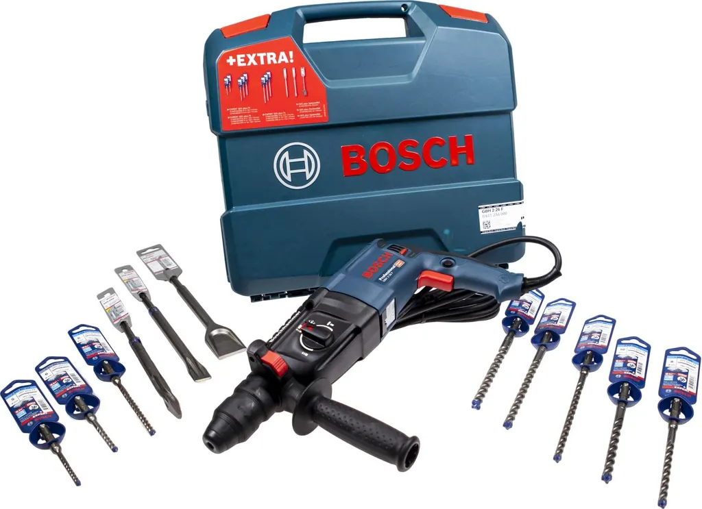 Marteau perforateur Bosch GBH 2-26 F : finissez vos perçages sans effort