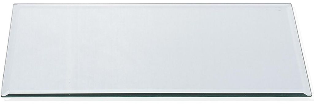 MIRROR rectangular plate - silber - 15x30x0,5cm - Glas Produktbild 