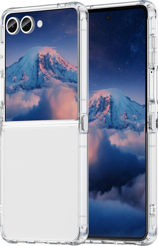 Hülle für Samsung Galaxy Z Flip 7 - Phonesta HybridAir Back Cover - Transparent