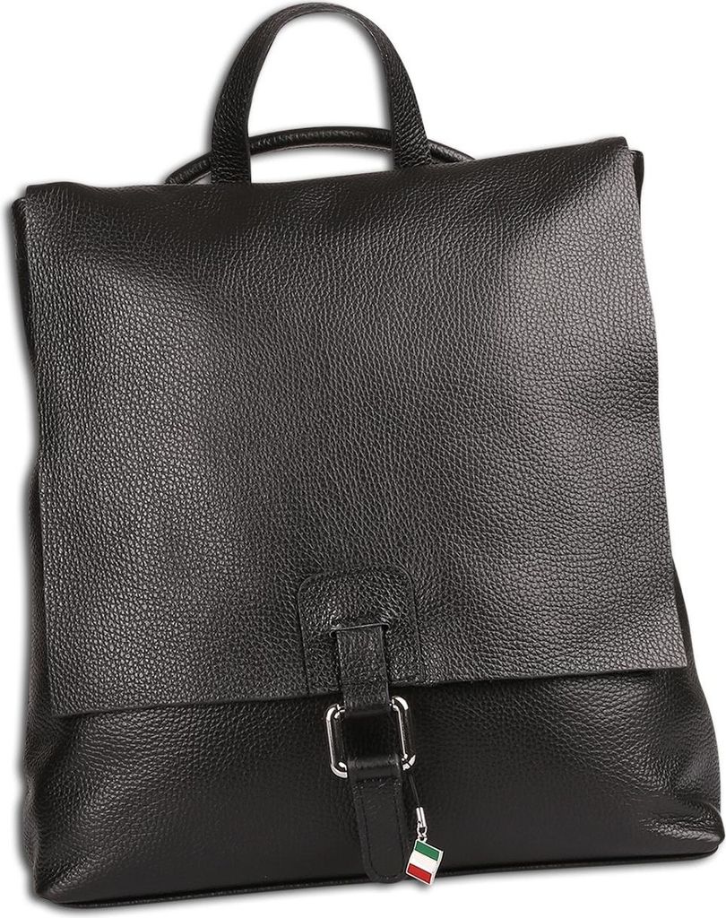 Florence Rucksack Damen Echtleder Cityrucksack schwarz ORF101S1