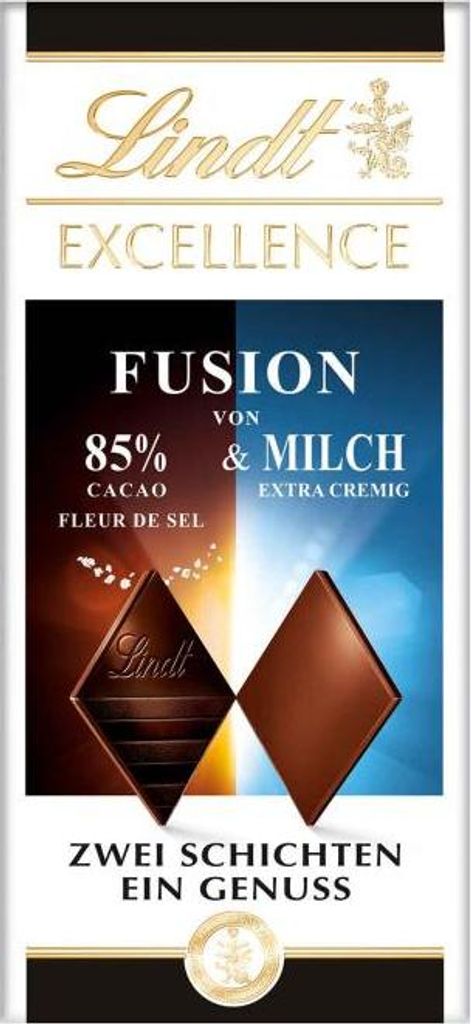 Lindt Excellence Fusion Edelbitter Meersalz Produktbild 