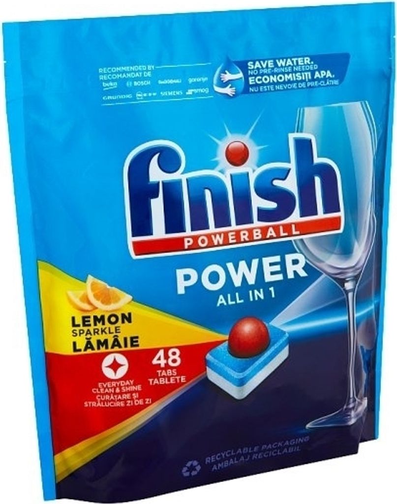 Finish All in one Max lemon, tablety do myčky 48 ks Obrázek produktu 1