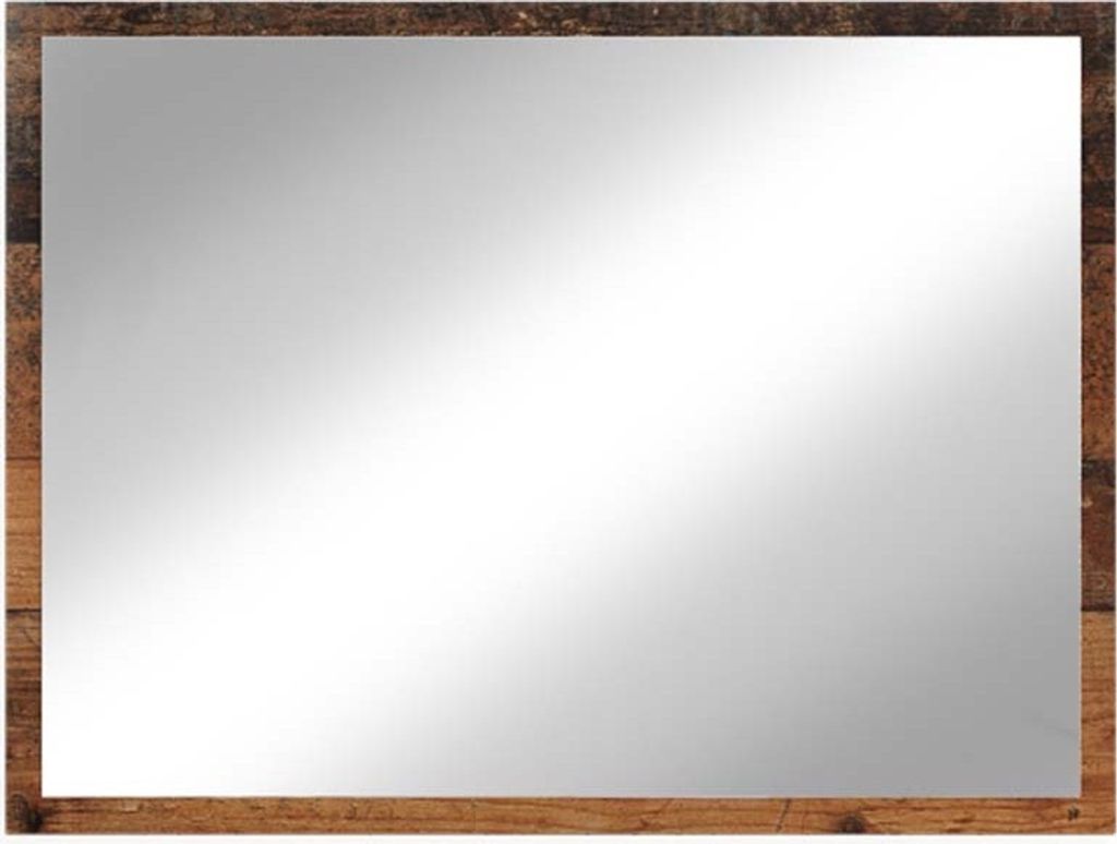 Specchio bagno Vicco Kiko Rovere rustico 45 x 60 cm, Model Immagine del prodotto 