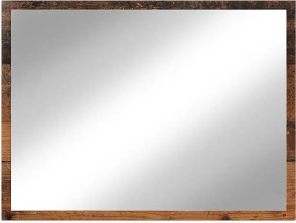 Miroir entrée ou chambre Vicco Kiko 45x60 cm bois chêne pour intérieur