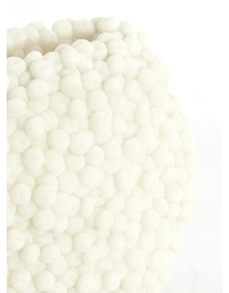 Vase design ovale beige pour centre de table et décoration salon - 3