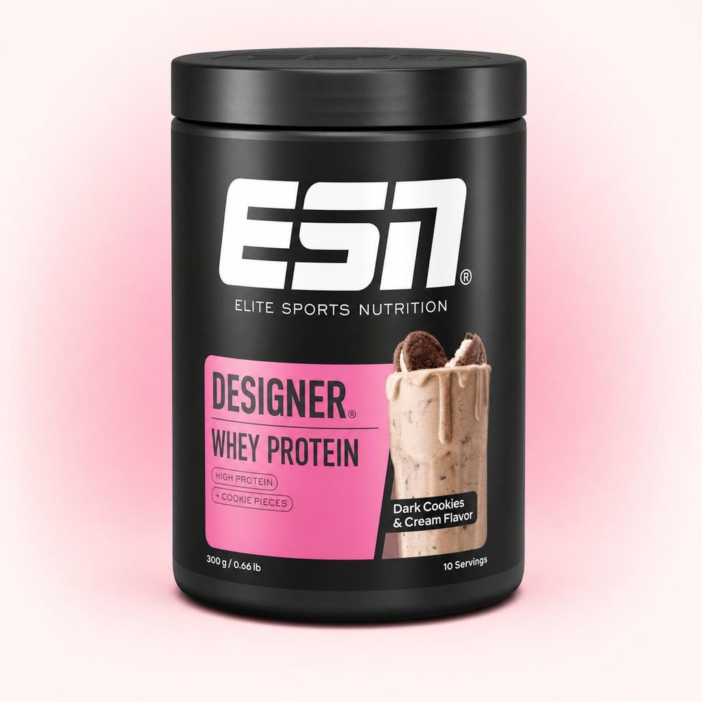 ESN Designer Whey Protein Dark Cookies & Cream, 300 g – Produktbild 