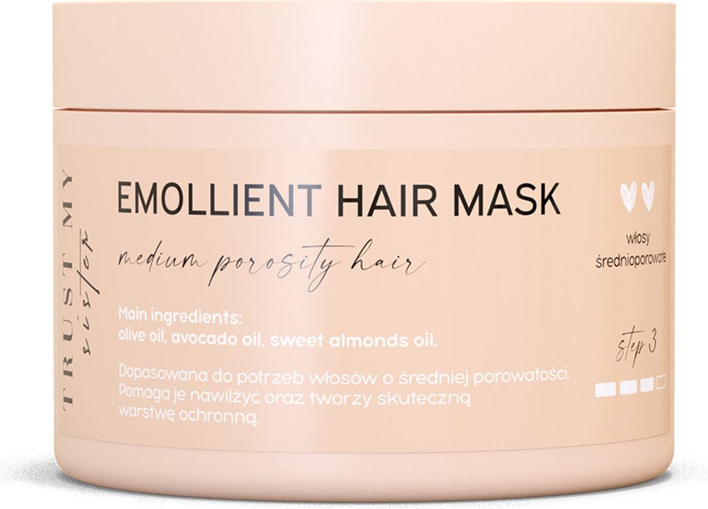 Trust My Sister Emollient-Haarmaske für mittlere Porosität, 150 g