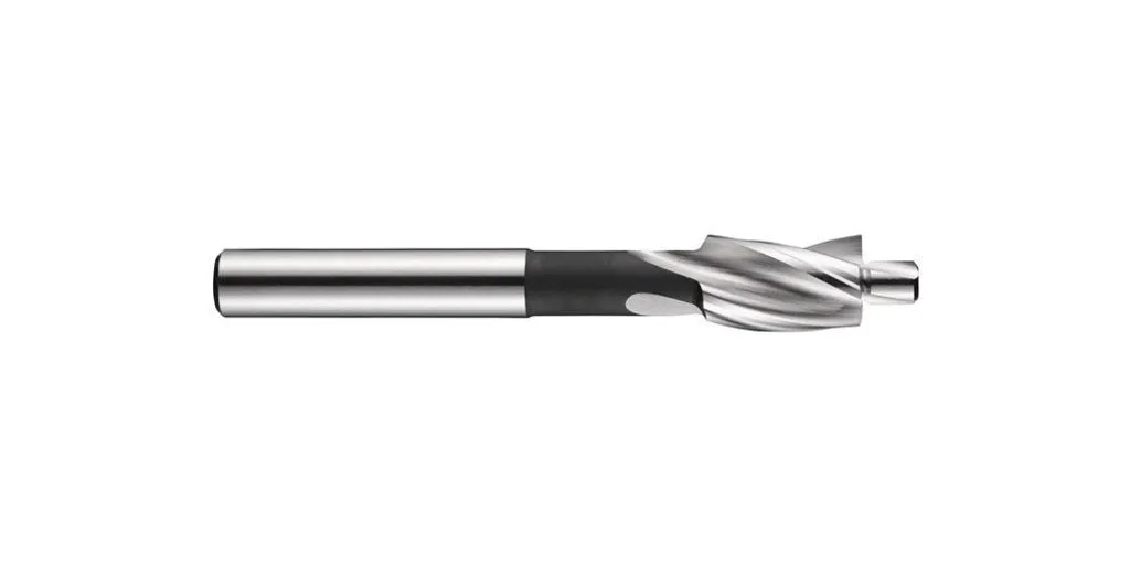 Fraise à rainurer M3 en acier HSS blanc 3 dents pour usinage de métaux